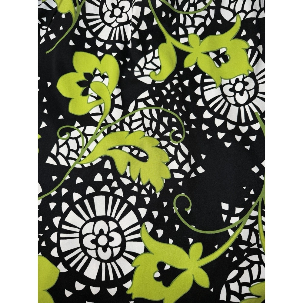 DRESSBARN Women's 16 Mod Floral Sleeveless Sheath Dress Size - Picture 6 of 13